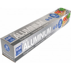 Papier aluminium alimentaire rouleau 0,33x200m en boîte